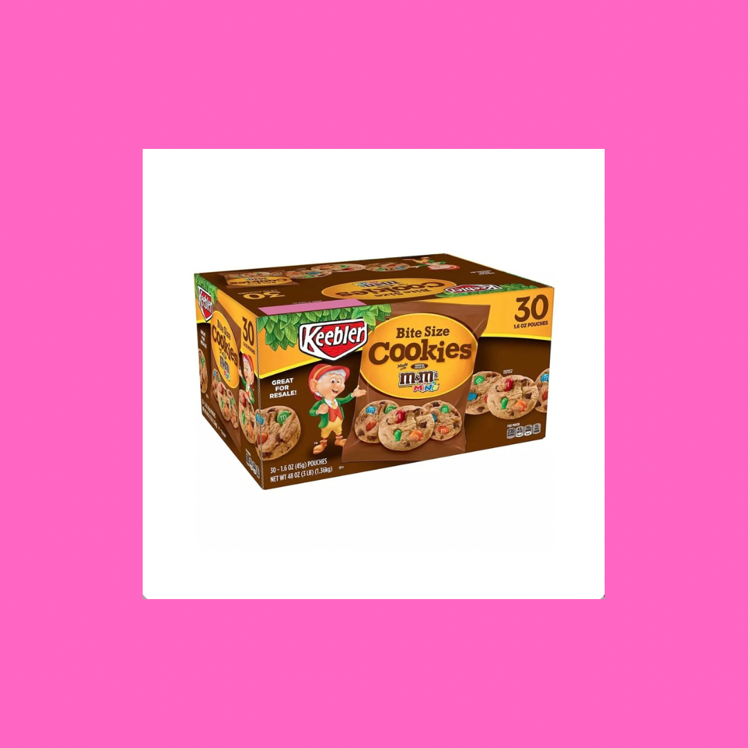 M&M Bitesize Cookies 30x45g